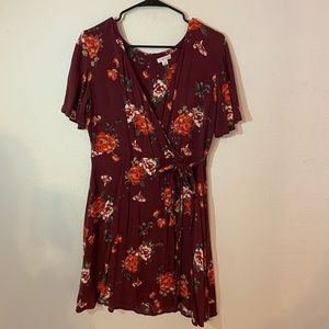 Xhilaration Floral Print Dress